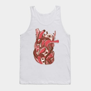 Pink Tan Light Heart Tank Top